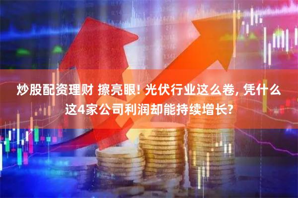 炒股配资理财 擦亮眼! 光伏行业这么卷, 凭什么这4家公司利润却能持续增长?