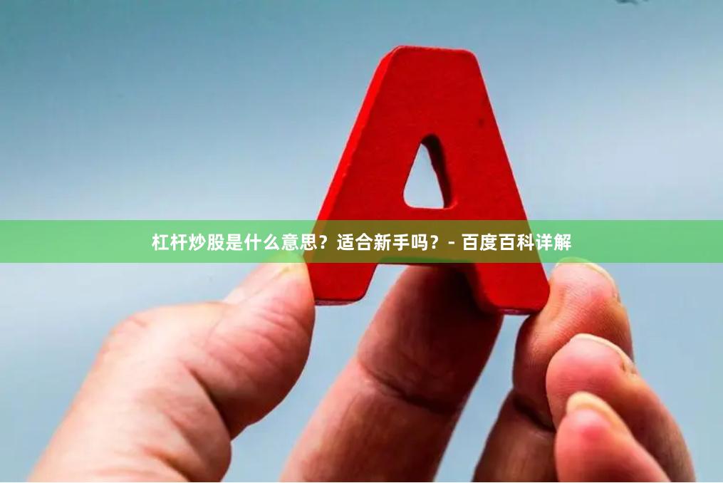 杠杆炒股是什么意思？适合新手吗？- 百度百科详解